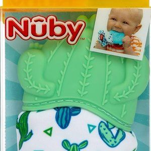 Nuby Happy Hands Silicone Teething Mitten